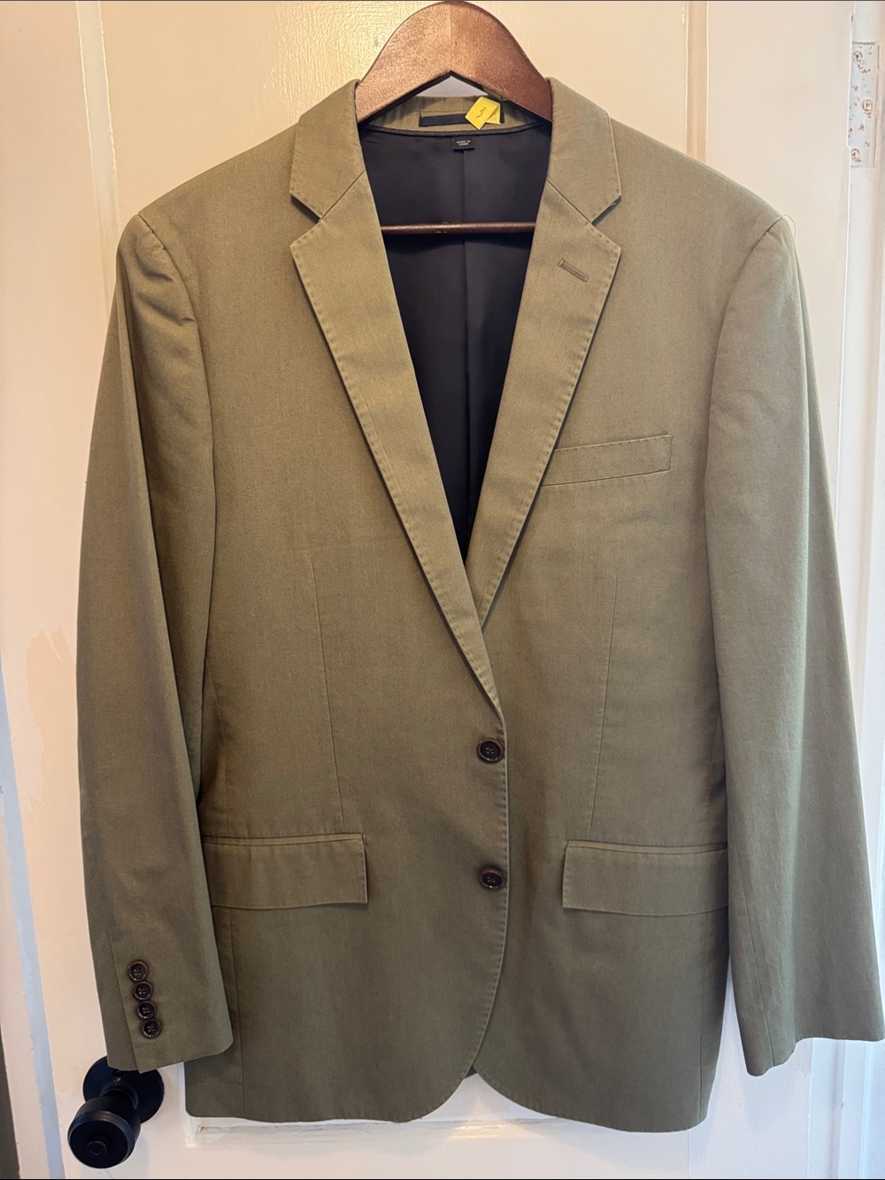 J. Crew Olive Green Single-Breasted Blazer